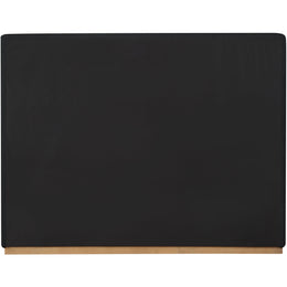 Meridian Monaco Black Boucle Fabric Full Bed
