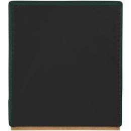 Meridian Monaco Green Boucle Fabric Twin Bed