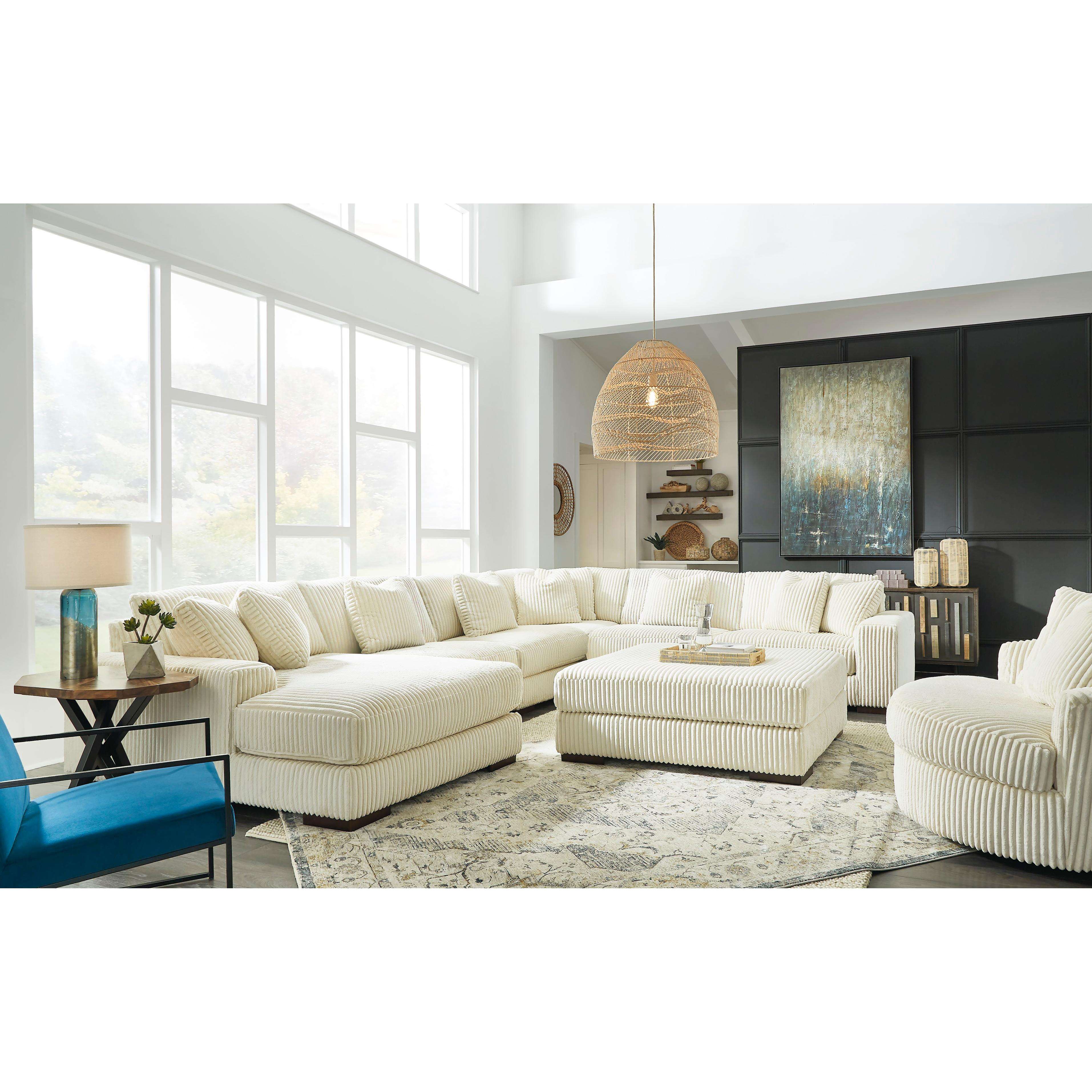 Swipe Furniture Exclusive Design Lindyn Fabric 6 pc Sectional 2110416/2110446/2110446/2110477/2110446/2110465