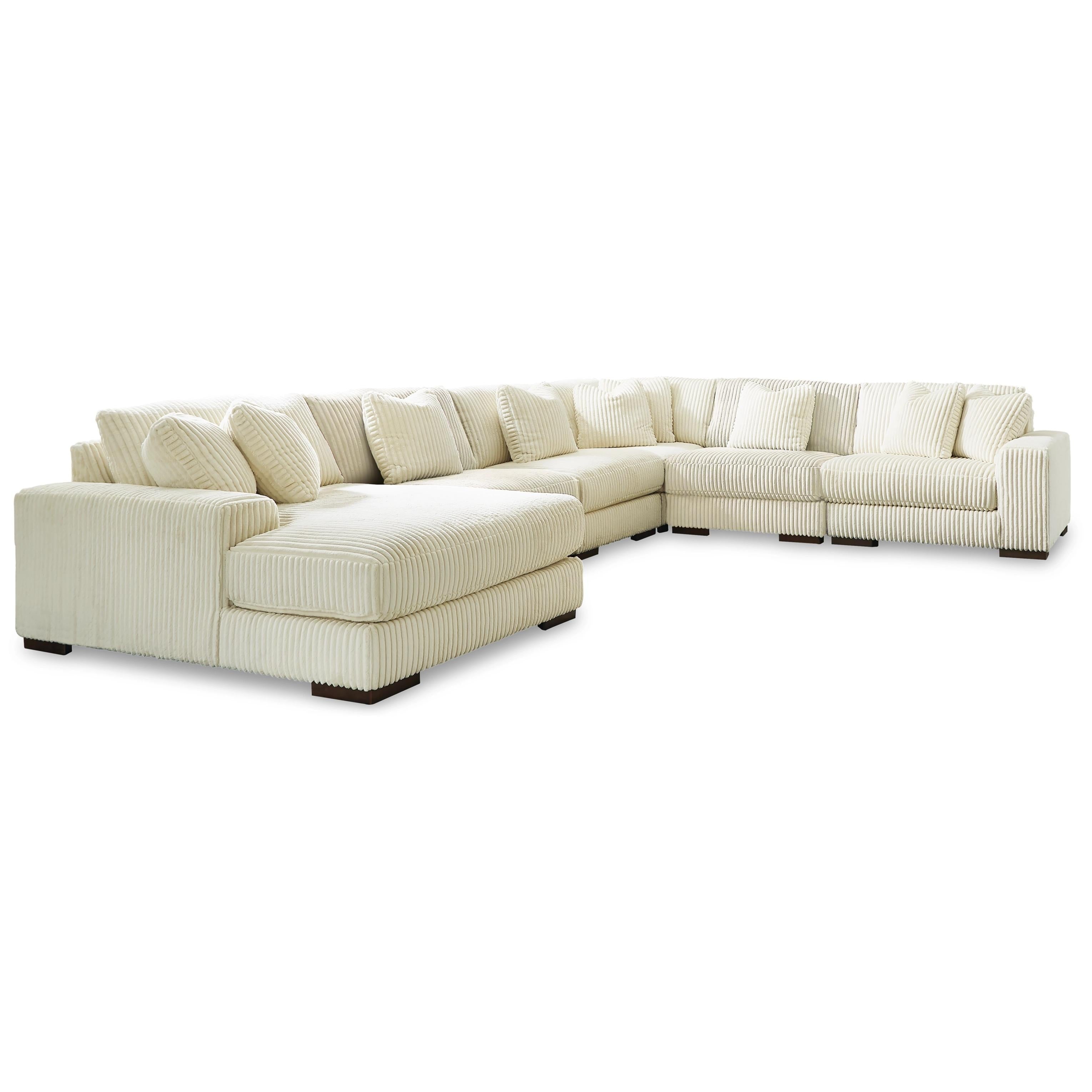 Swipe Furniture Exclusive Design Lindyn Fabric 6 pc Sectional 2110416/2110446/2110446/2110477/2110446/2110465