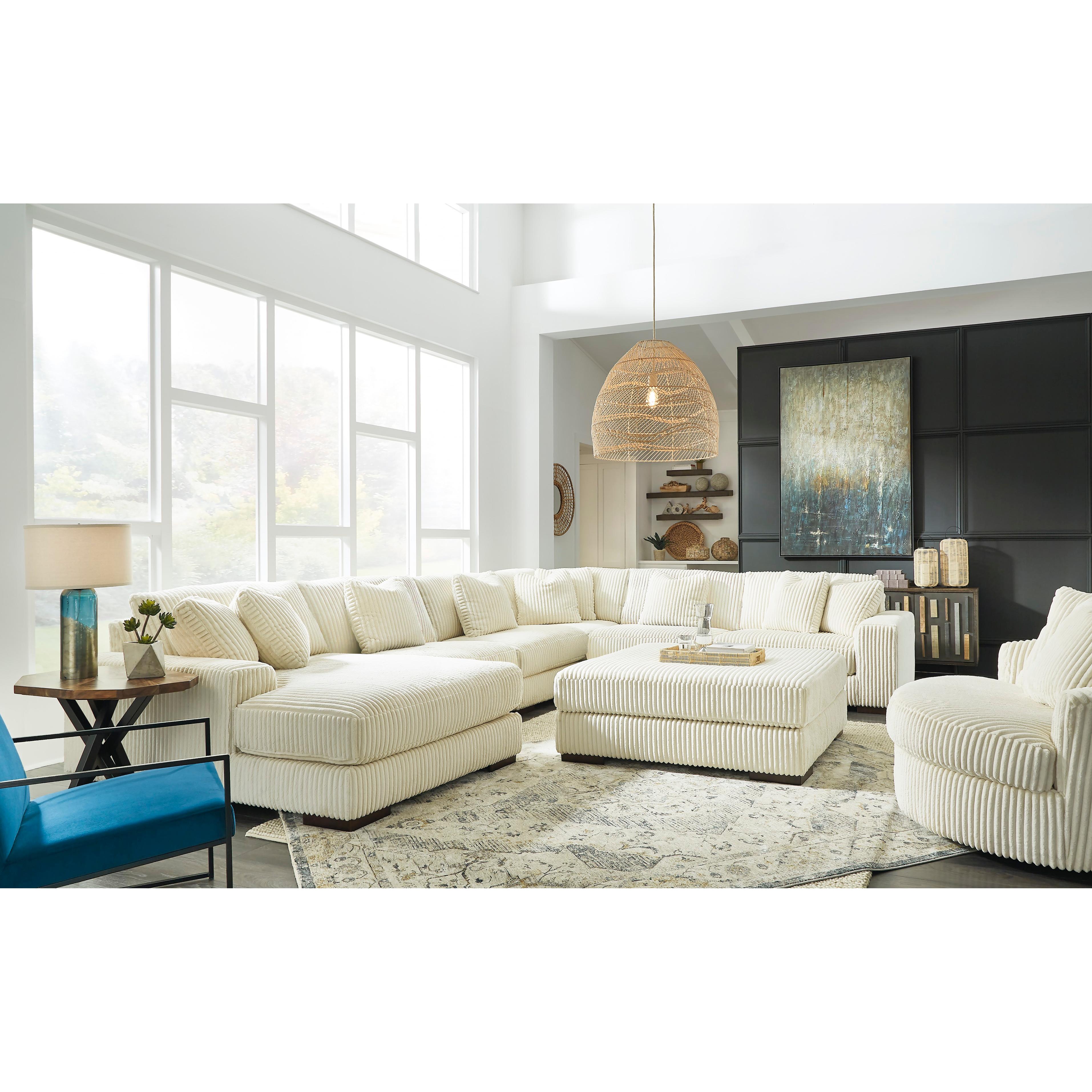 Swipe Furniture Exclusive Design Lindyn Fabric 6 pc Sectional 2110416/2110446/2110446/2110477/2110446/2110465