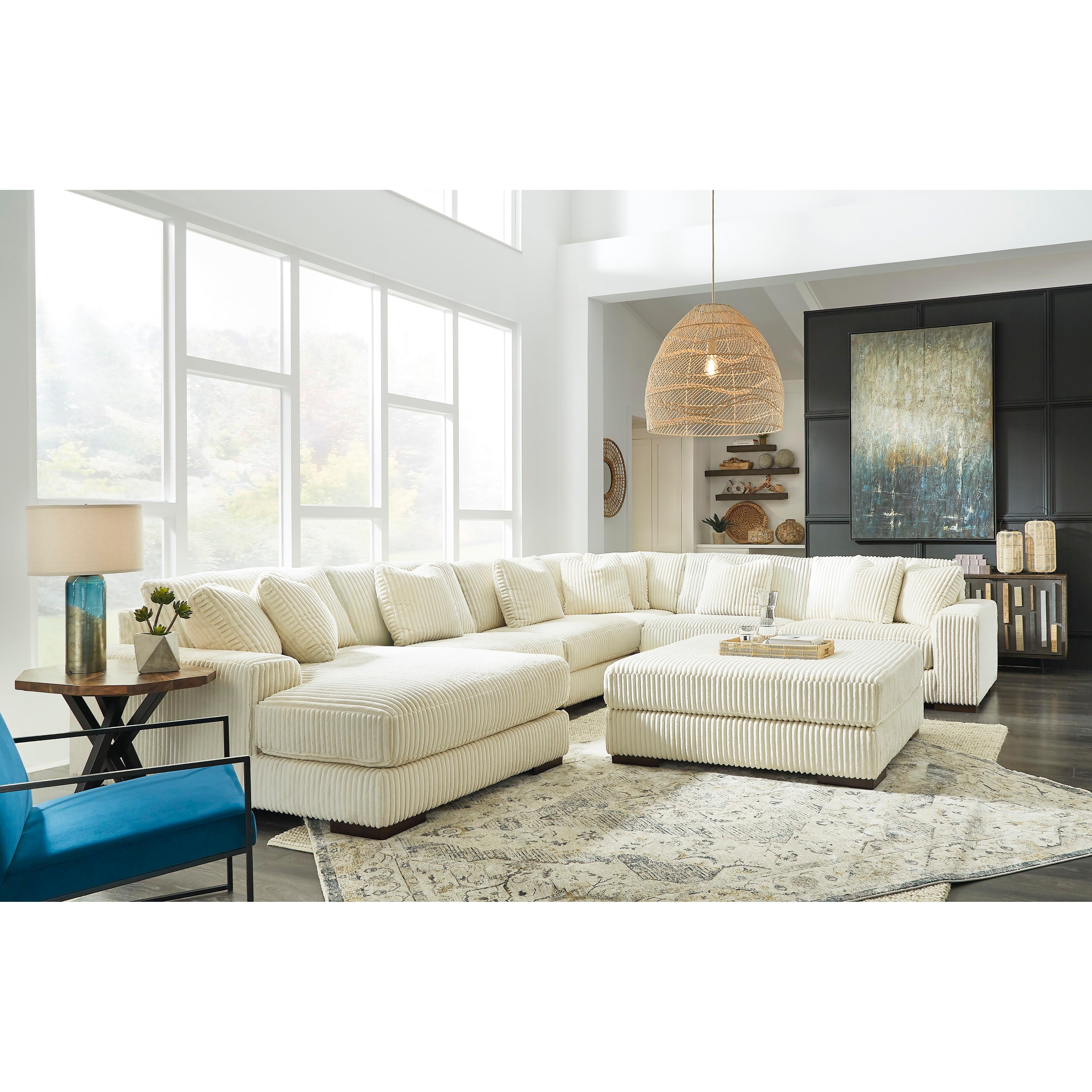 Swipe Furniture Exclusive Design Lindyn Fabric 6 pc Sectional 2110416/2110446/2110446/2110477/2110446/2110465