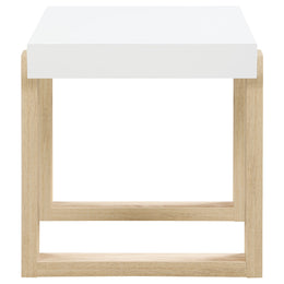 Pala  Coffee and End Table Set White High Gloss