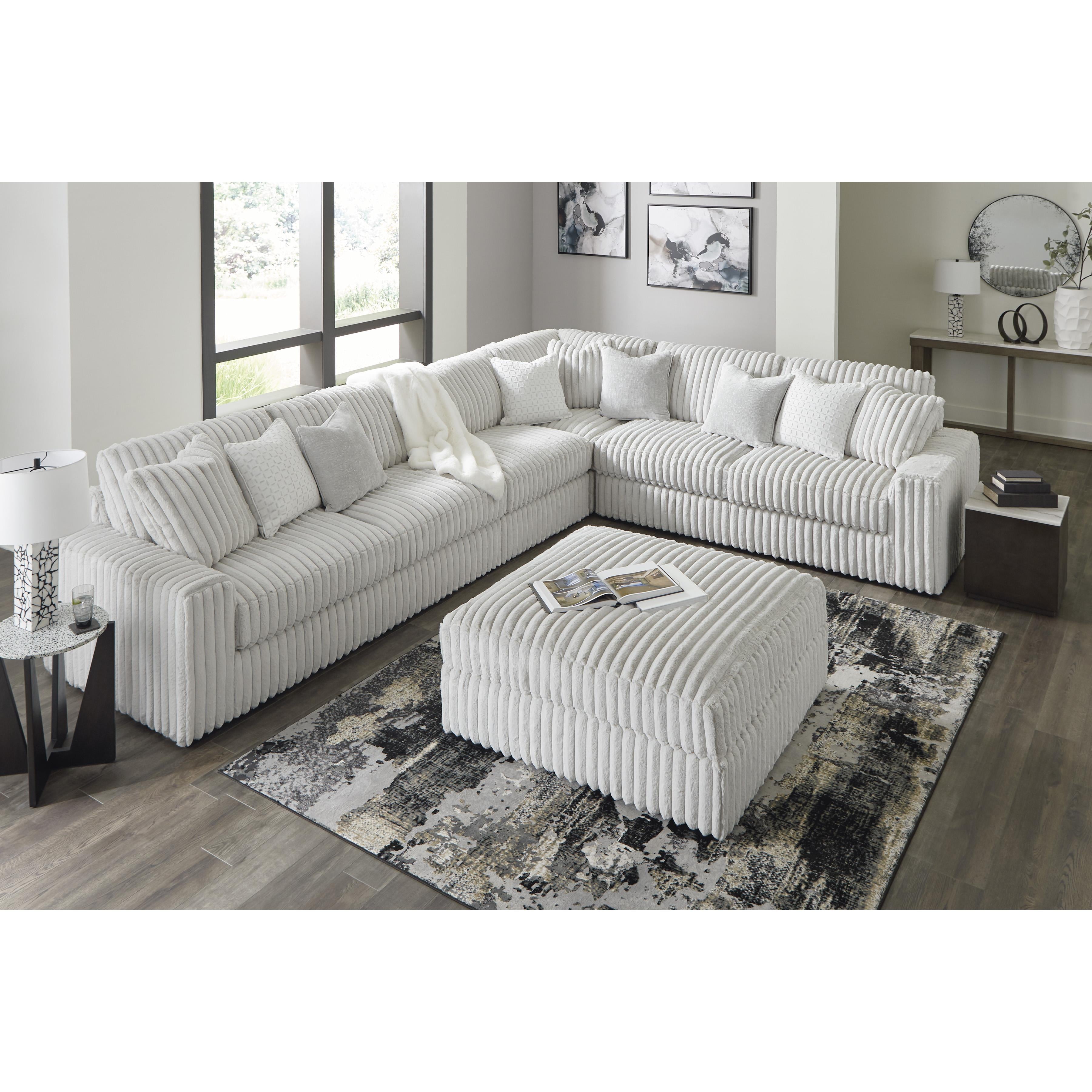 Swipe Furniture Exclusive Design Stupendous Fabric Ottoman 2590308