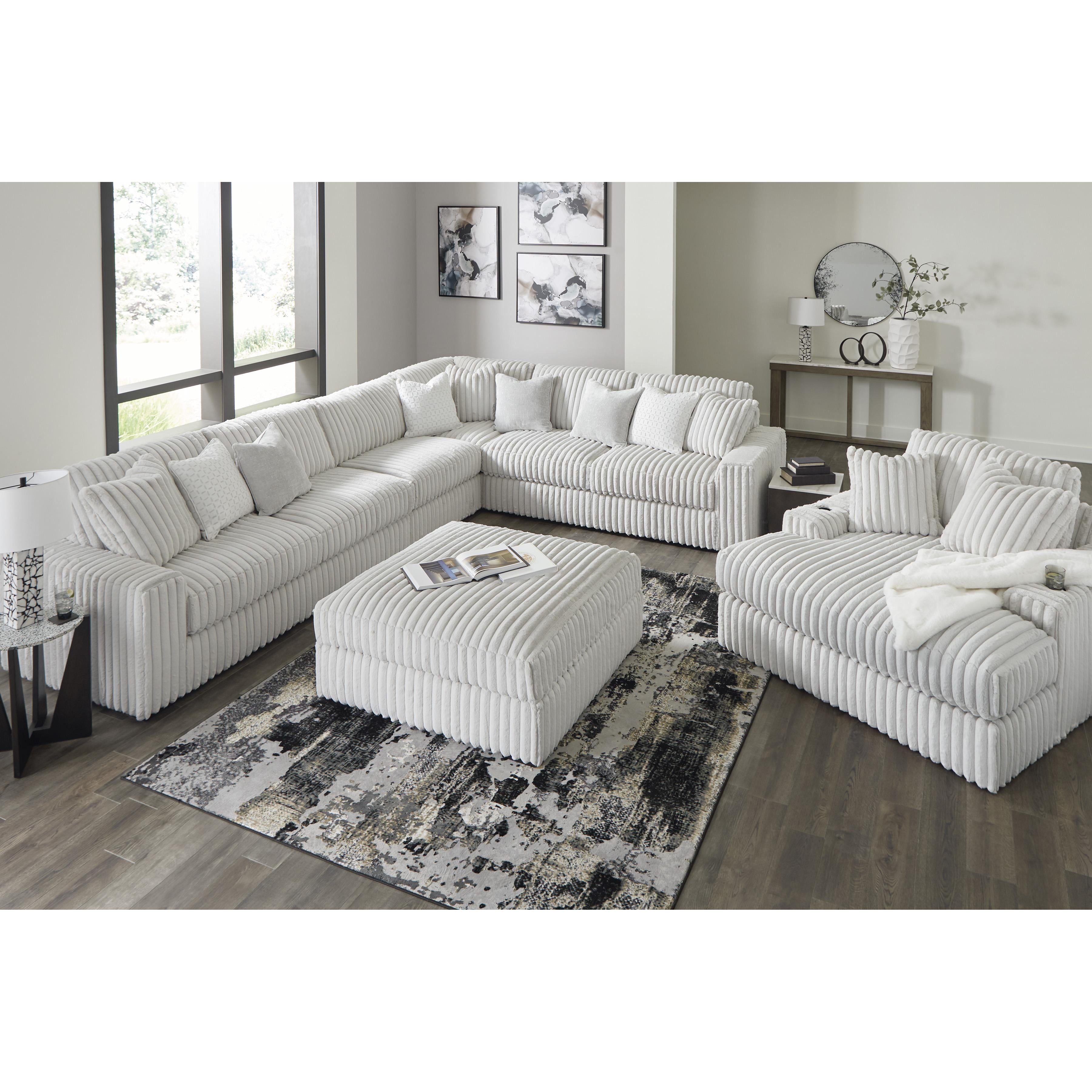 Swipe Furniture Exclusive Design Stupendous Fabric Ottoman 2590308