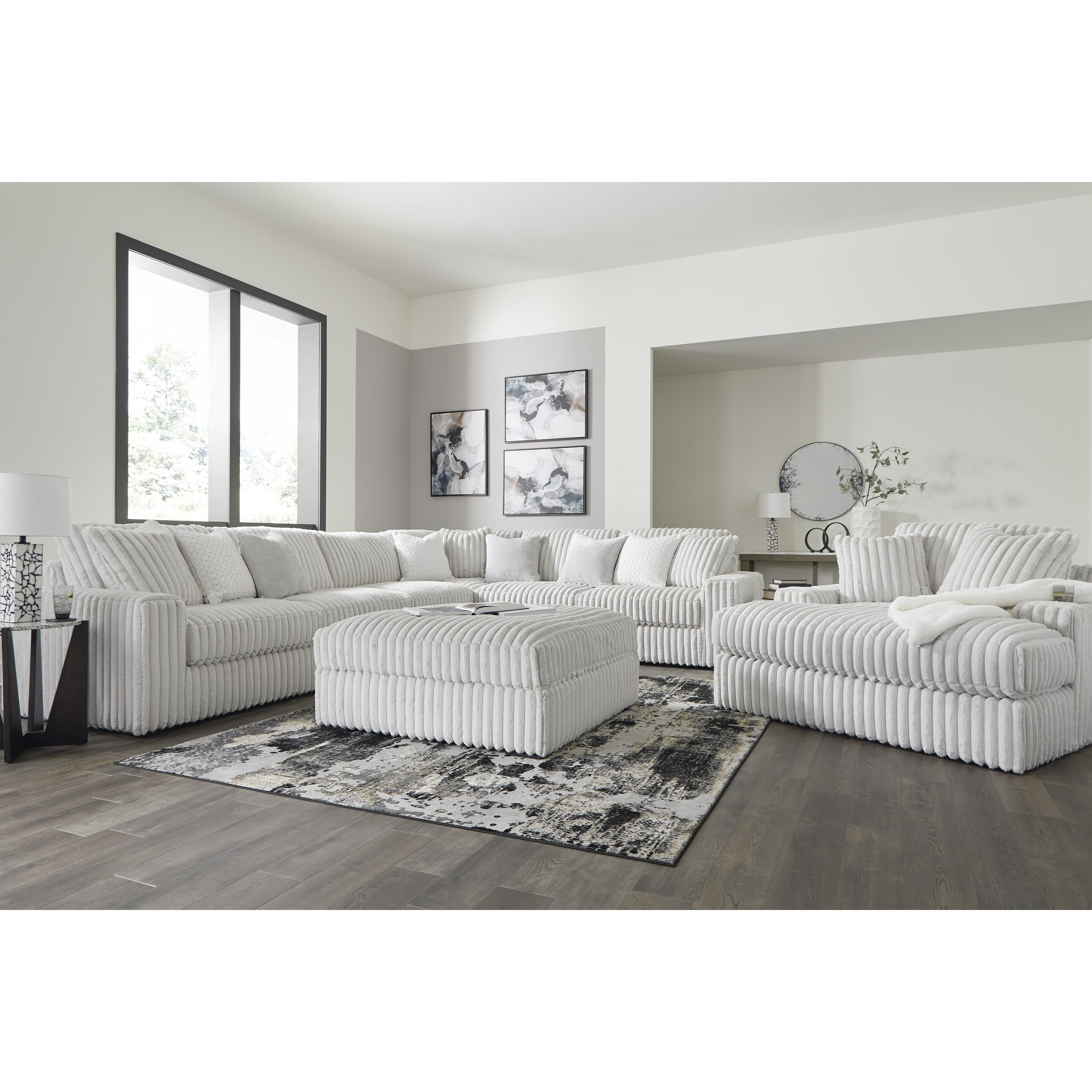 Swipe Furniture Exclusive Design Stupendous Fabric Ottoman 2590308