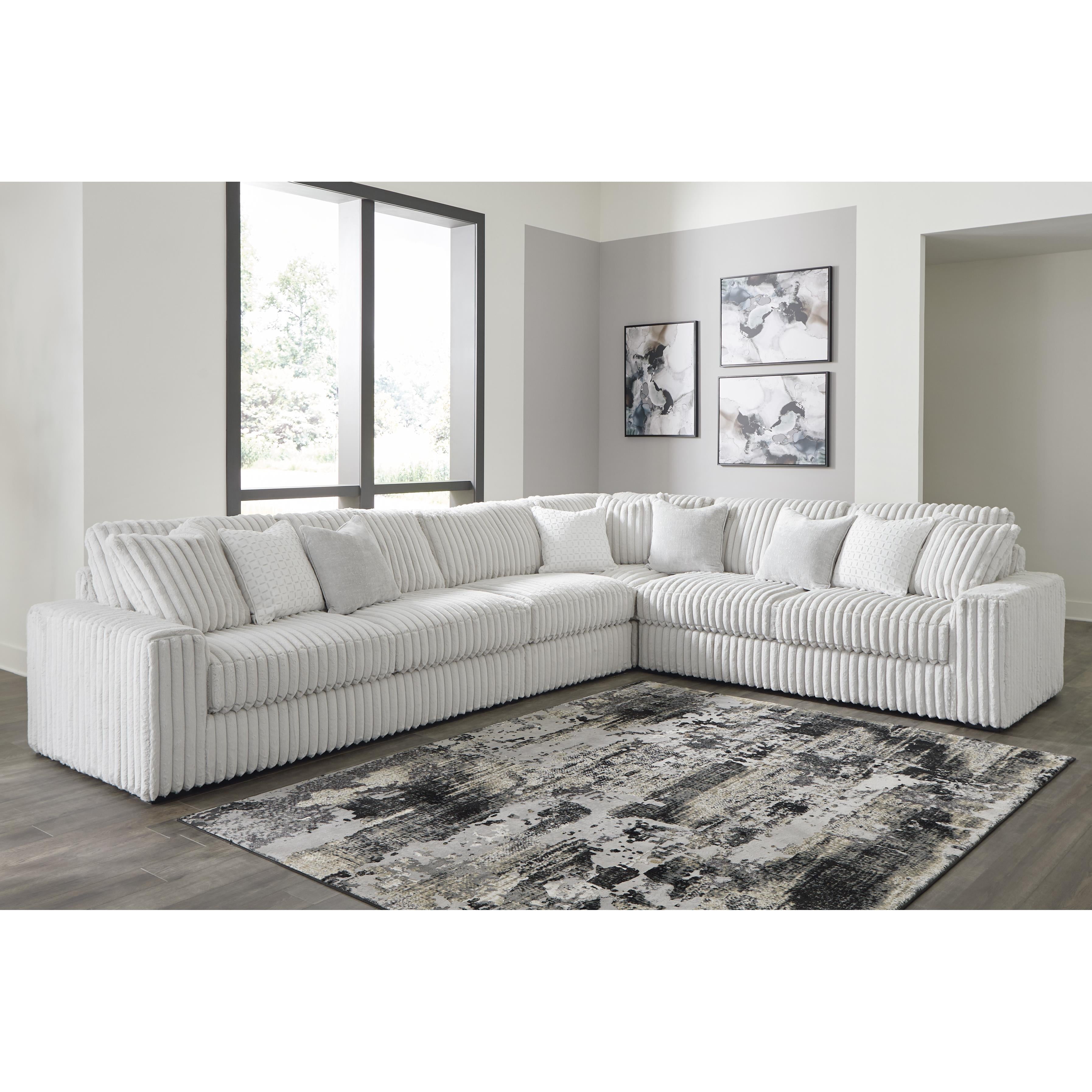 Swipe Furniture Exclusive Design Stupendous Fabric 4 pc Sectional 2590366/2590346/2590377/2590367