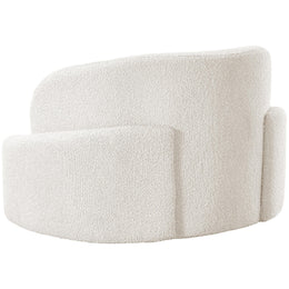 Meridian Principessa Cream Boucle Fabric Chair