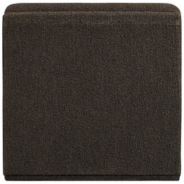 Meridian Ollie Brown Boucle Fabric Armless