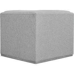 Meridian Ollie Grey Boucle Fabric Corner