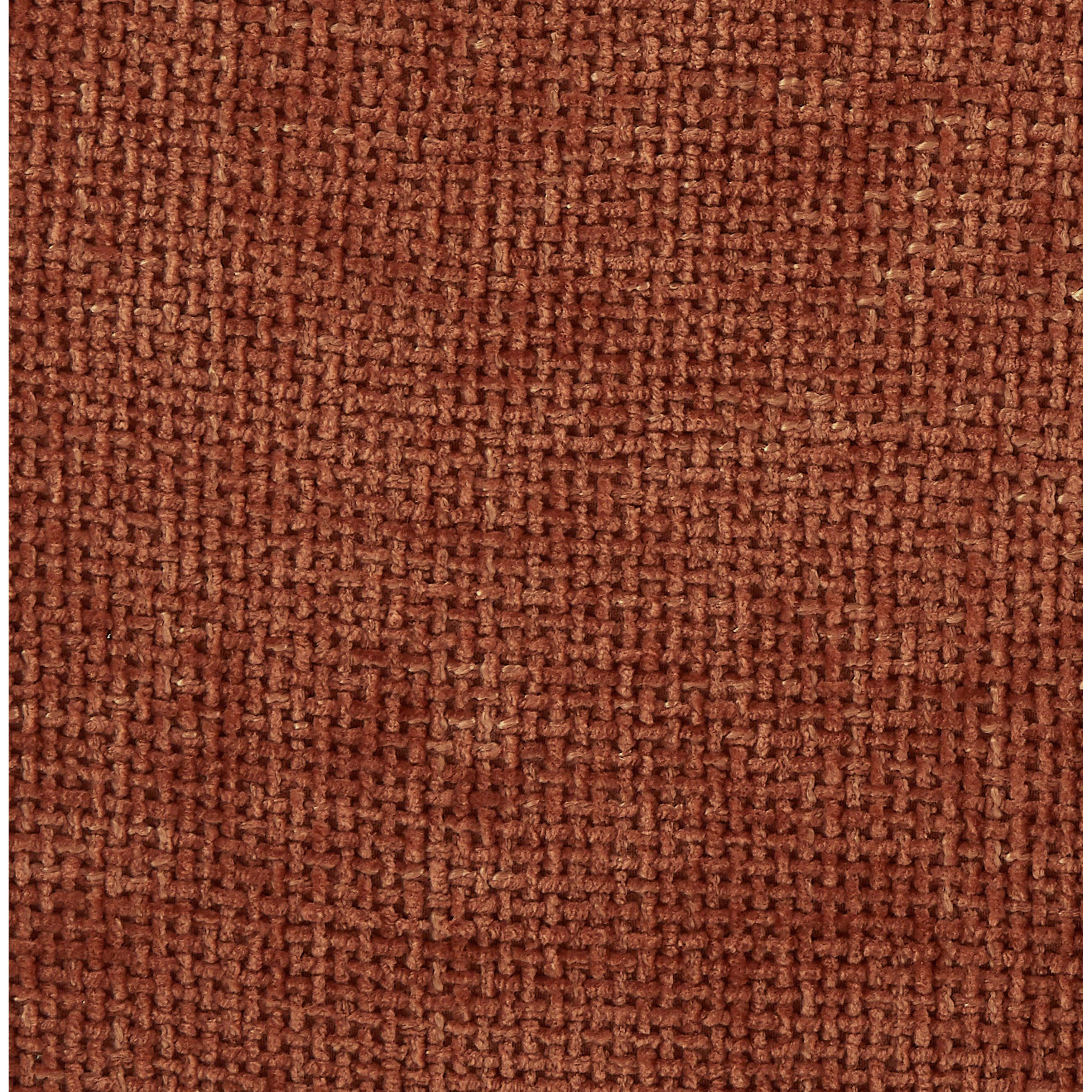 Meridian Quinn Cognac Chenille Fabric Corner Chair