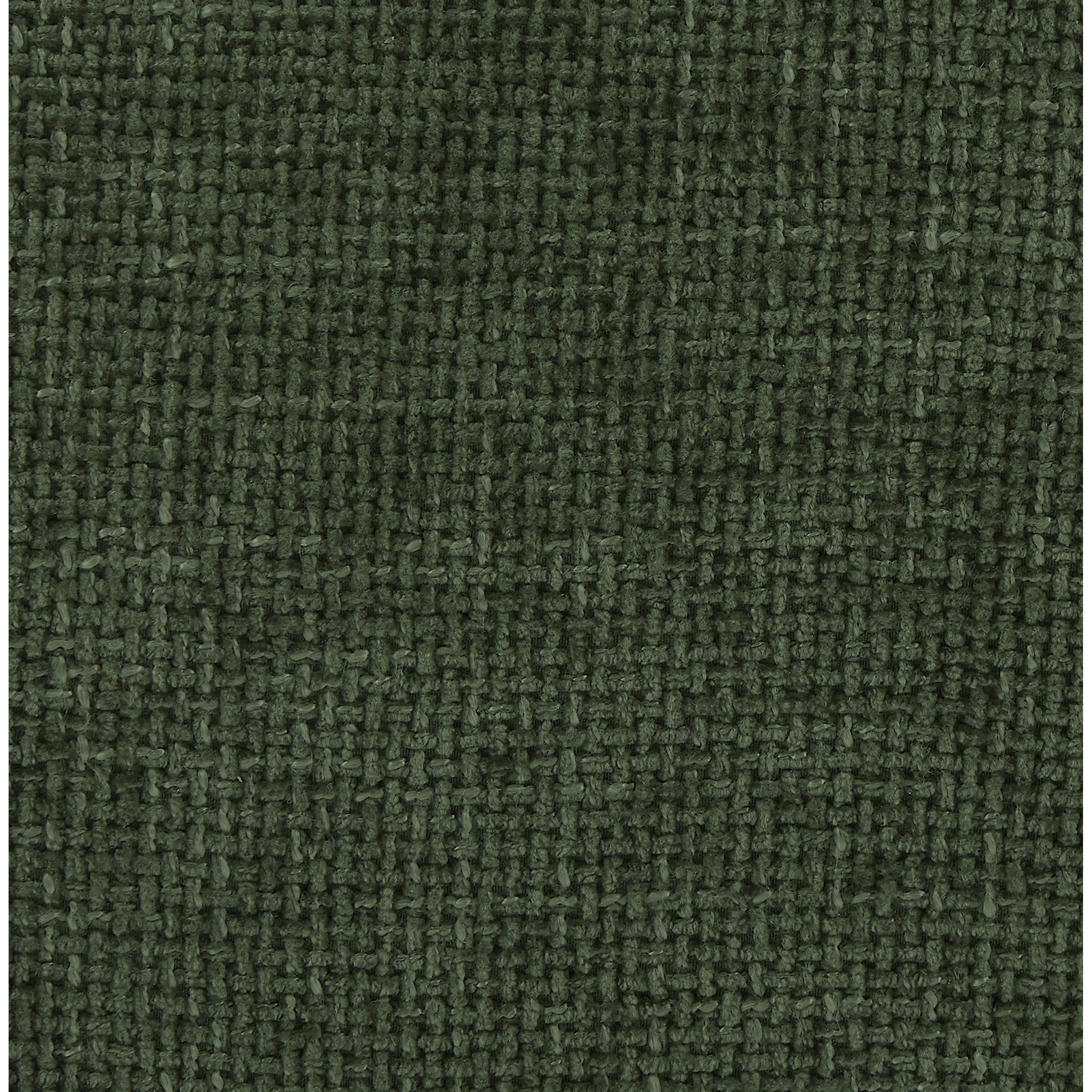 Meridian Quinn Green Chenille Fabric Corner Chair