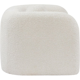 Meridian Emory Cream Boucle Fabric Chair