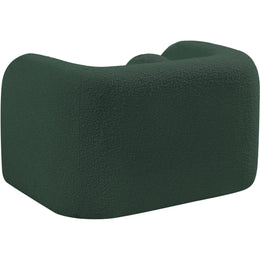 Meridian Emory Green Boucle Fabric Chair