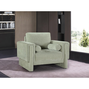 Meridian Madeline Mint Chenille Fabric Chair