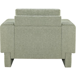 Meridian Madeline Mint Chenille Fabric Chair