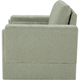 Meridian Madeline Mint Chenille Fabric Chair