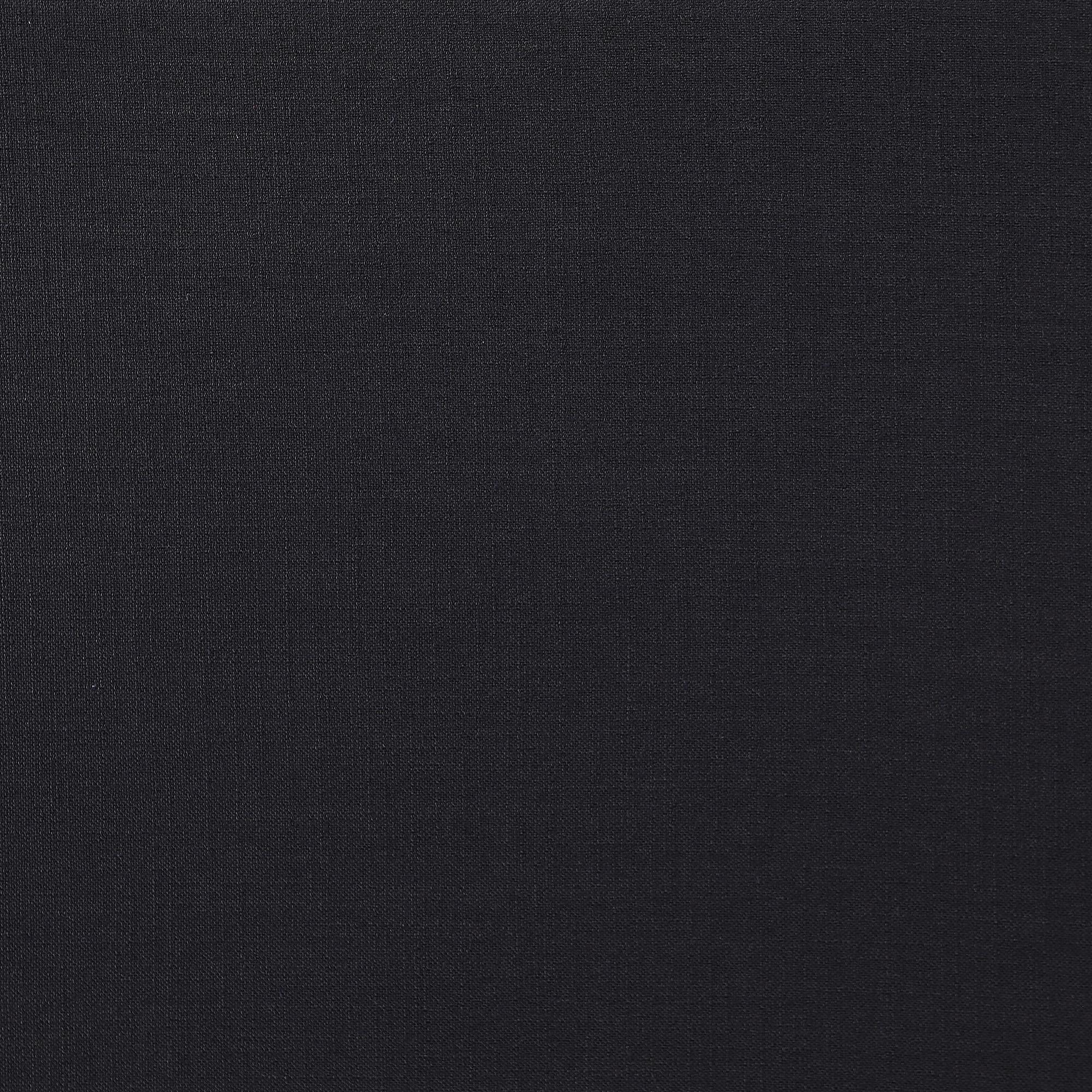 Meridian Comfy Black Linen Textured Fabric Modular Armless Chair