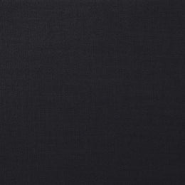 Meridian Comfy Black Linen Textured Fabric Modular Ottoman