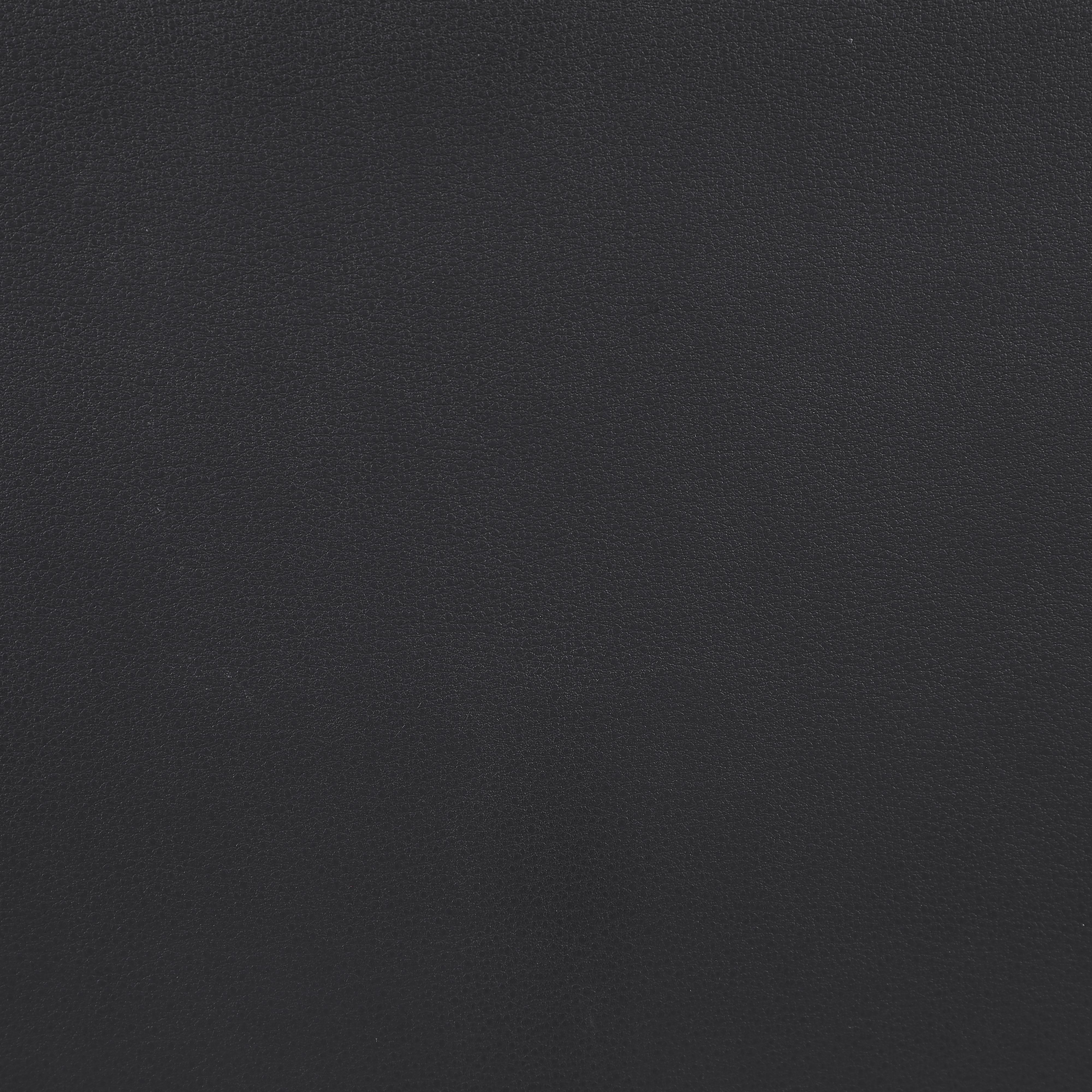 Meridian Comfy Black Vegan Leather Modular Armless Chair