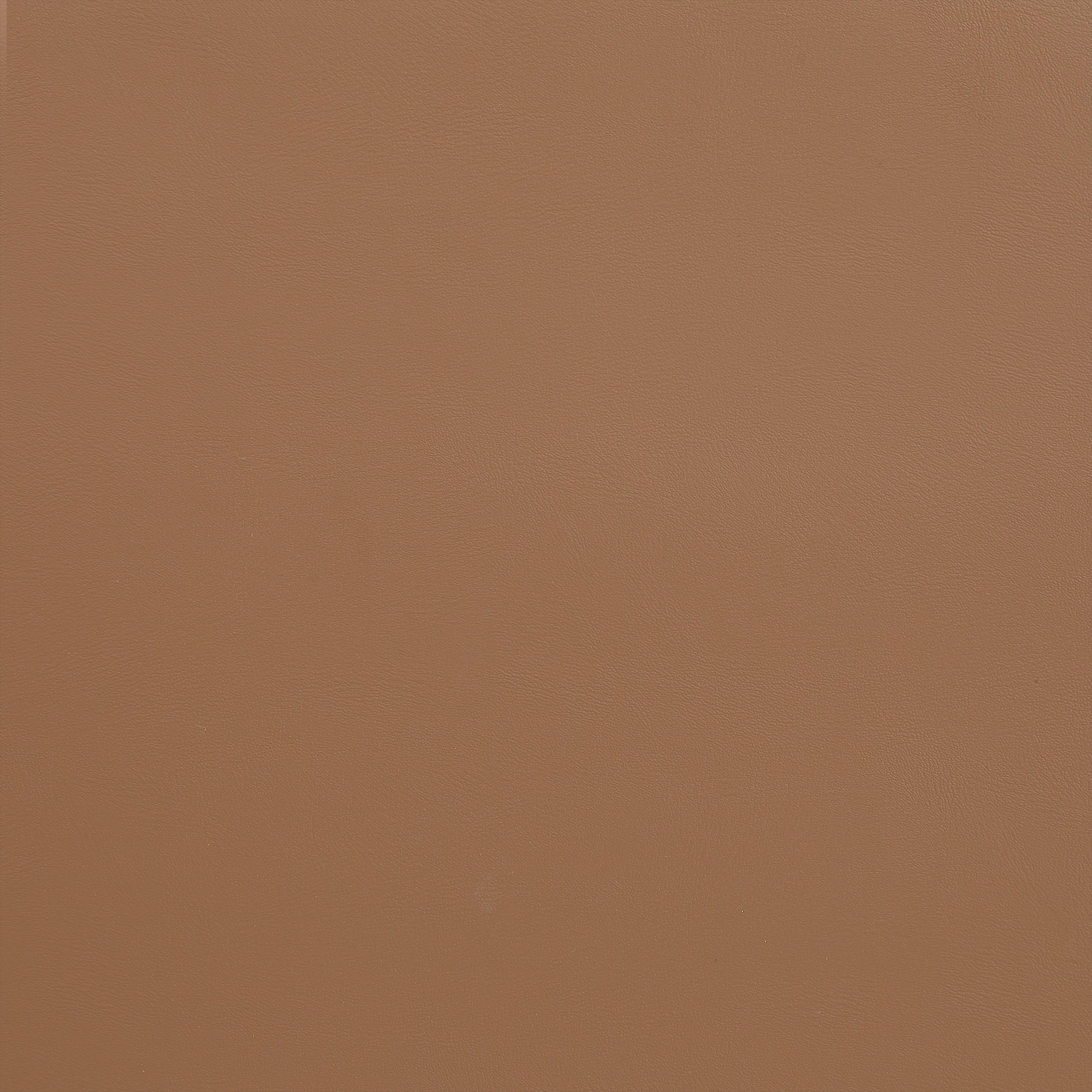 Meridian Comfy Cognac Vegan Leather Modular Armless Chair