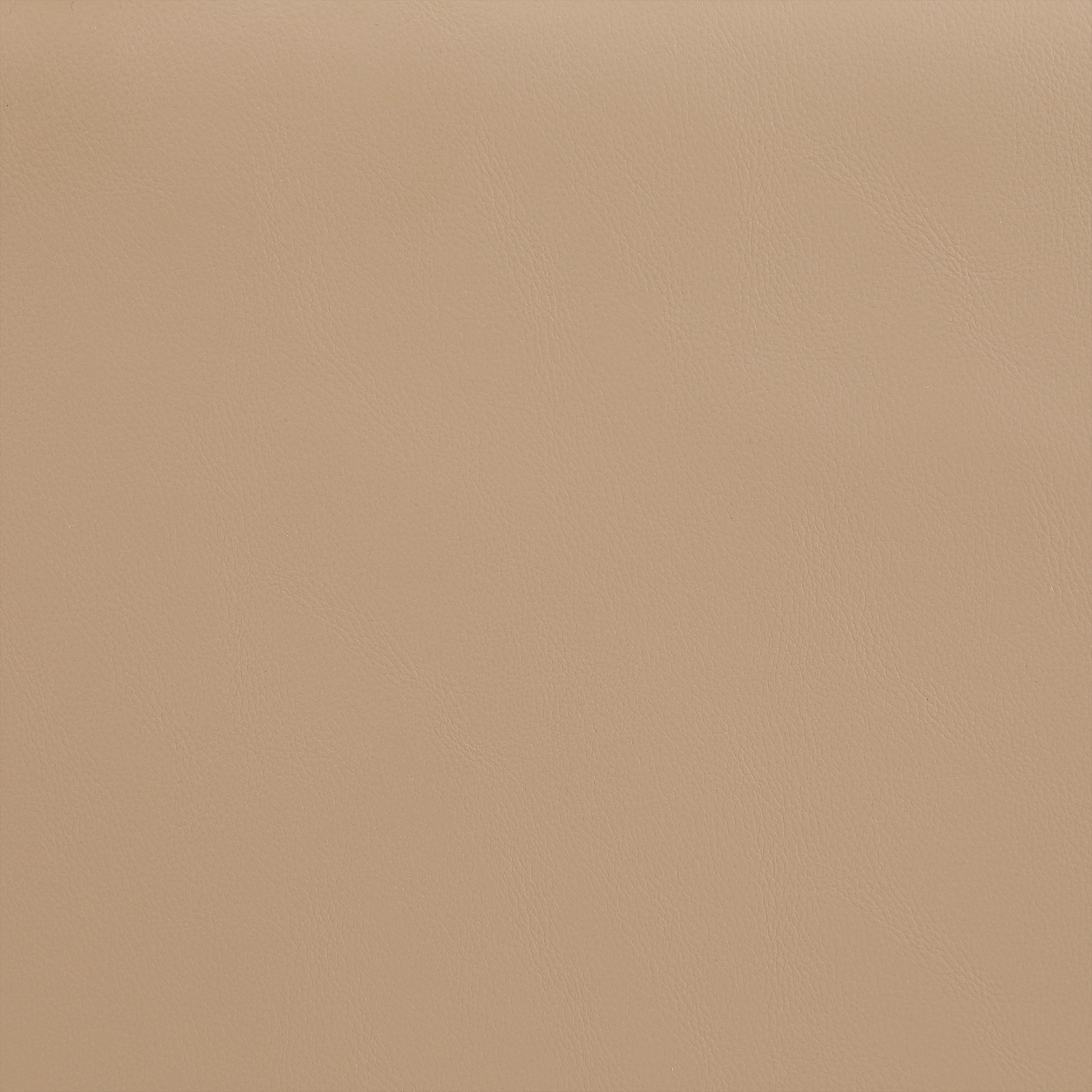 Meridian Comfy Tan Vegan Leather Modular Armless Chair