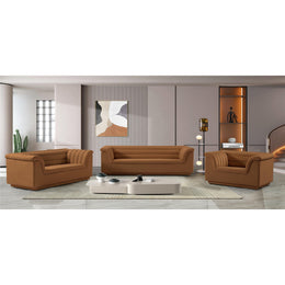Meridian Cascade Saddle Velvet Fabric Chair