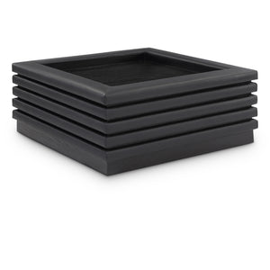 Meridian Rory Black Vegan Leather Coffee Table