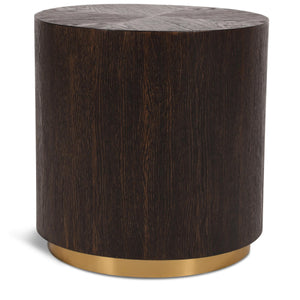 Meridian Nile Brown Oak End Table