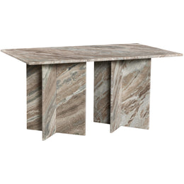 Meridian Verona Brown Dining Table (3 Boxes)