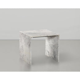 Meridian Canova White End Table