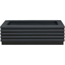 Meridian Rory Black Vegan Leather Coffee Table