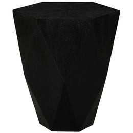 Meridian Diamante Black End Table