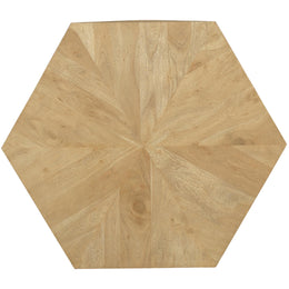 Meridian Diamante Oak Coffee Table