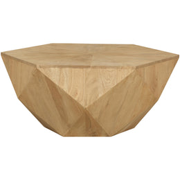 Meridian Diamante Oak Coffee Table