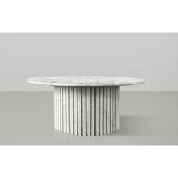 Meridian Genoa White Coffee Table