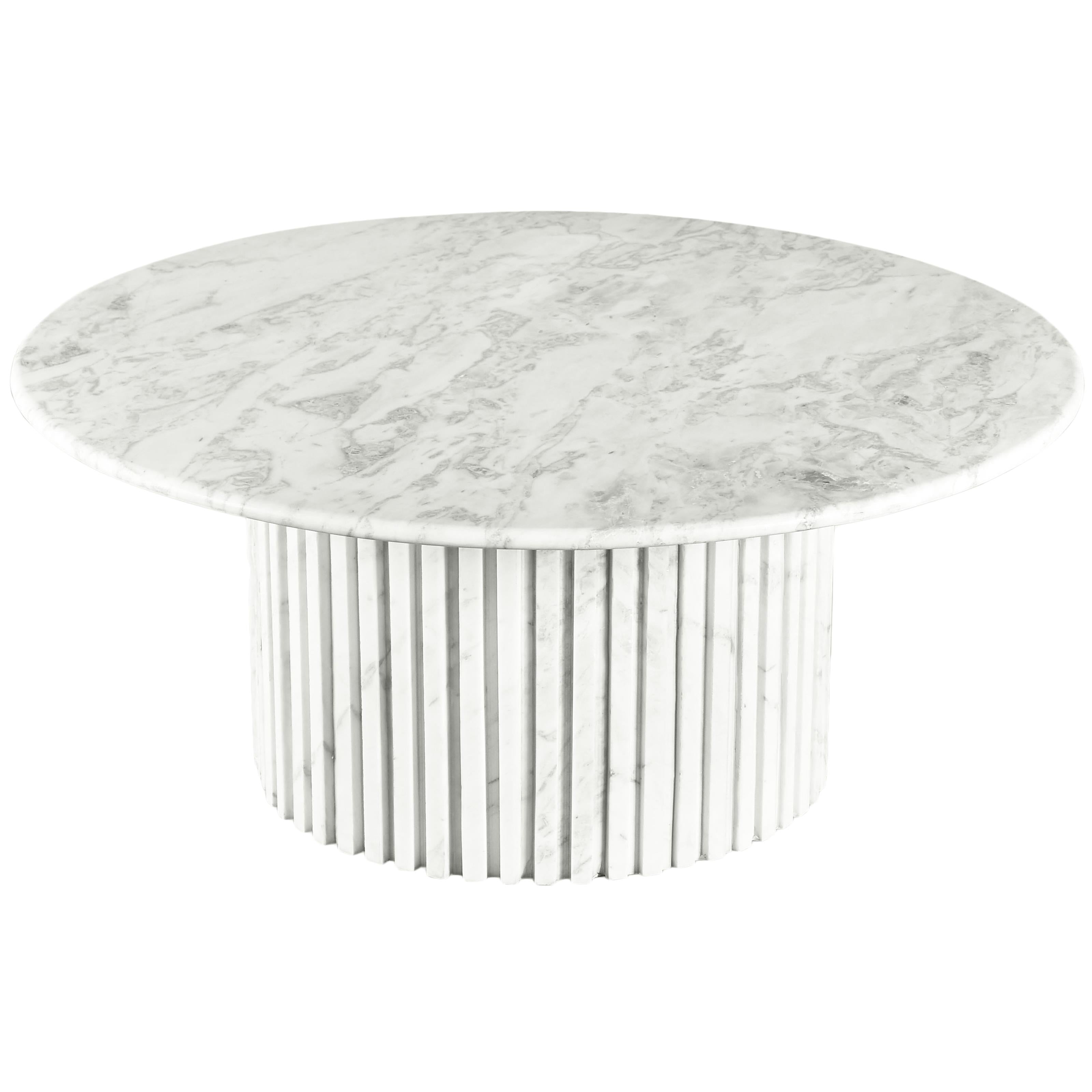 Meridian Genoa White Coffee Table