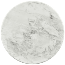 Meridian Genoa White End Table