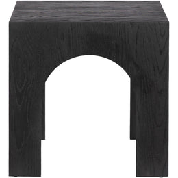 Meridian Arch Black End Table