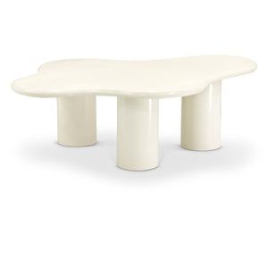 Meridian Romaine Cream Coffee Table
