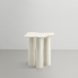 Meridian Romaine Cream End Table