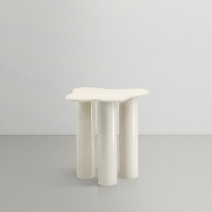 Meridian Romaine Cream End Table