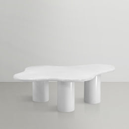Meridian Romaine White Coffee Table