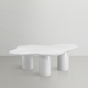 Meridian Romaine White Coffee Table