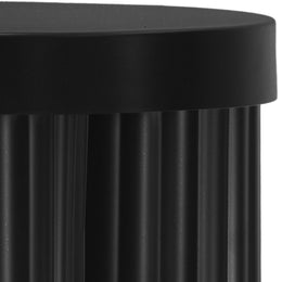 Meridian Rhodes Black End Table