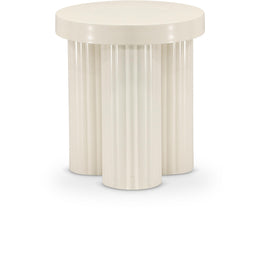 Meridian Rhodes Cream End Table