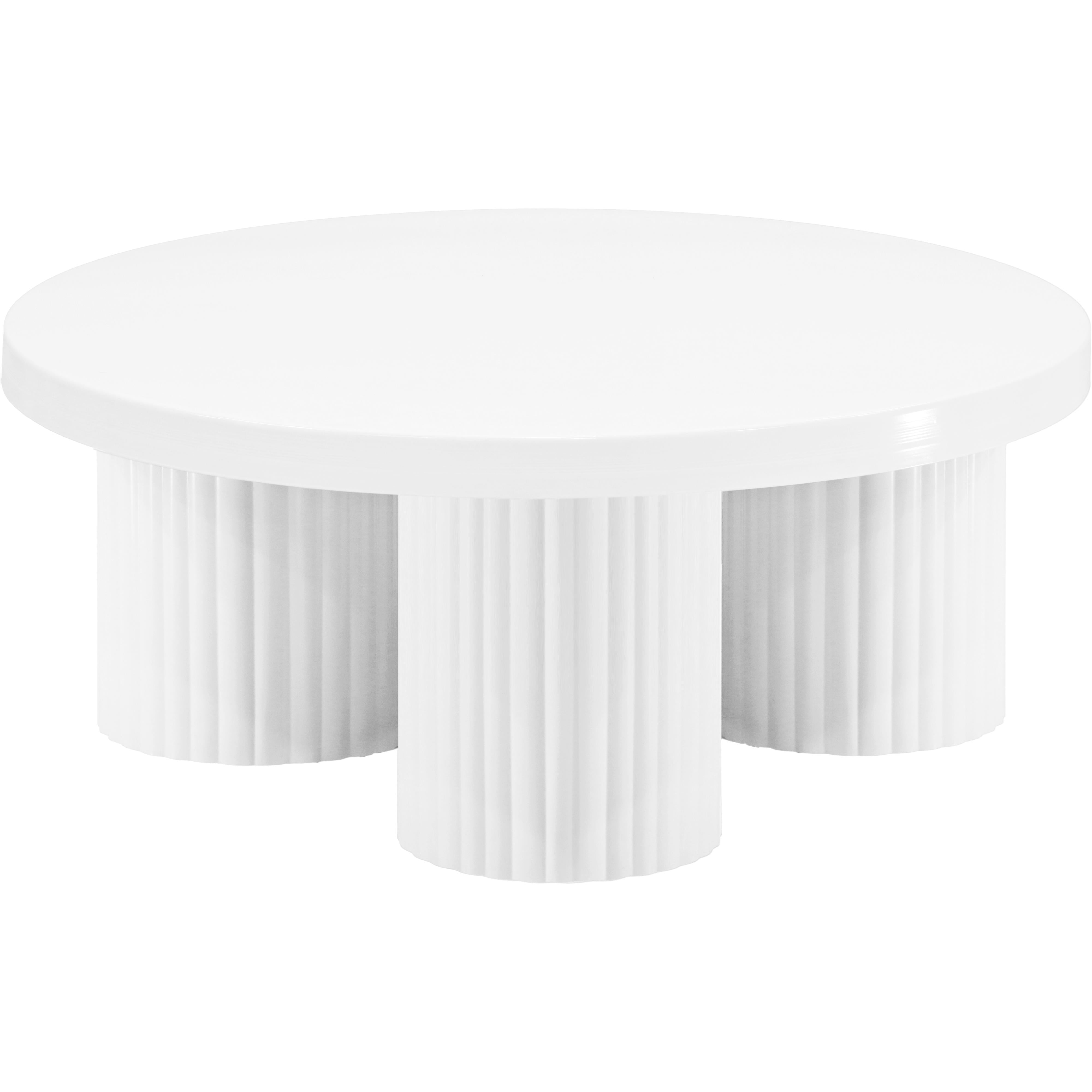 Meridian Rhodes White Coffee Table