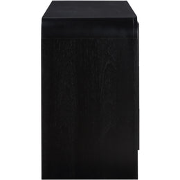Meridian Fluted Black Dresser
