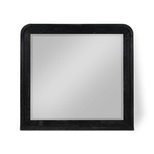Meridian Fluted Black Mirror