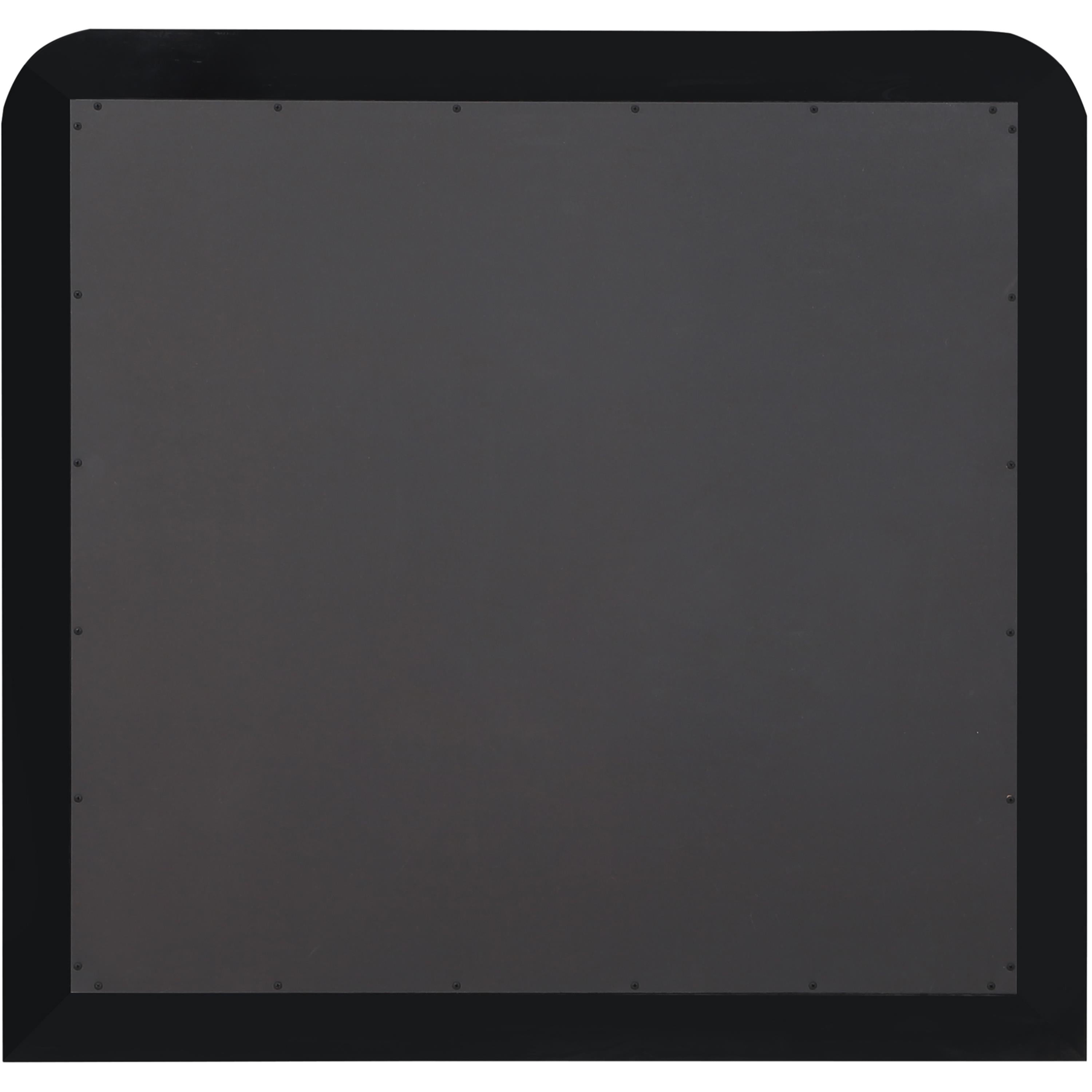 Meridian Fluted Black Mirror